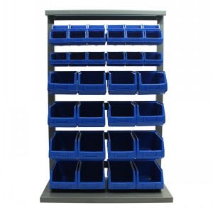 Heavy Duty Parts Bin Stand Freestanding 34 Bin